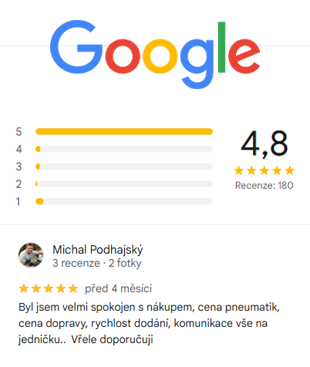 Recenze zákazníků Přezuto.cz na Google